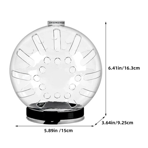 1Casque Rigide ABS Transparent Post-Opératoire Pour Chat Calme 1