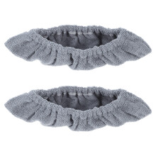 1 pair elastic long plush ice skate covers adjustable protector