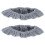 1 pair elastic long plush ice skate covers adjustable protector 1