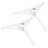 2Pcs Plastic Xmas Tree Rack White Stable Holder for Artificial Trees 3
