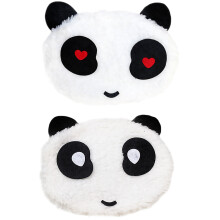 2 stuks katoenen gezichtsmasker met panda-afdruk, mondkap