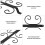 1Pc Black Iron Goblet Rack Wine Glass Holder Kitchen Supply 11