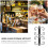 1Pc Black Iron Goblet Rack Wine Glass Holder Kitchen Supply 8