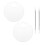 2 sets transparent acrylic makeup palettes for nail shadow 6