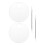 2 sets transparent acrylic makeup palettes for nail shadow 3