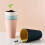 Travel Toothbrush Cup Mug Round Simple Design 1set 6