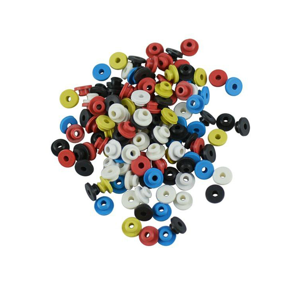 Artibetter 100Pcs Premium Quality Silicone Machine Needle Grommets Nipples