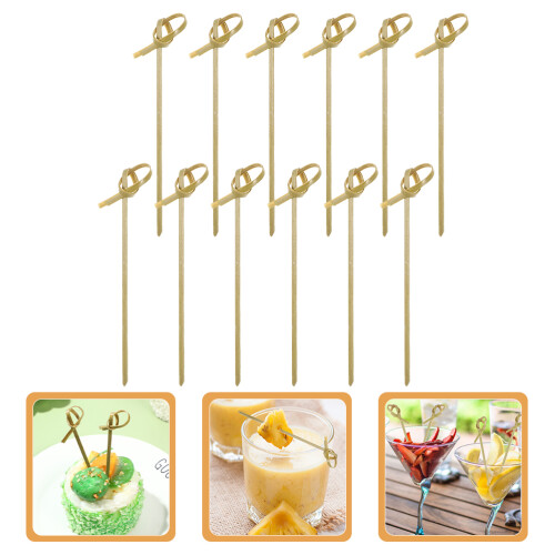 200pcs bamboo fruit picks for parties and banquets 2