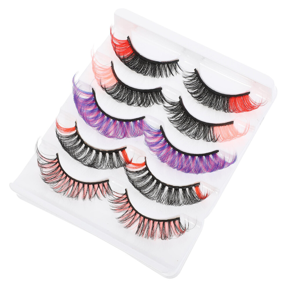 Artibetter 1 Box Fake Realistic Eyelashes For Diy Grafting And Vivid Look