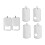 6pcs blank metal stamping tags for diy pet id 9