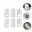 6pcs blank metal stamping tags for diy pet id 5