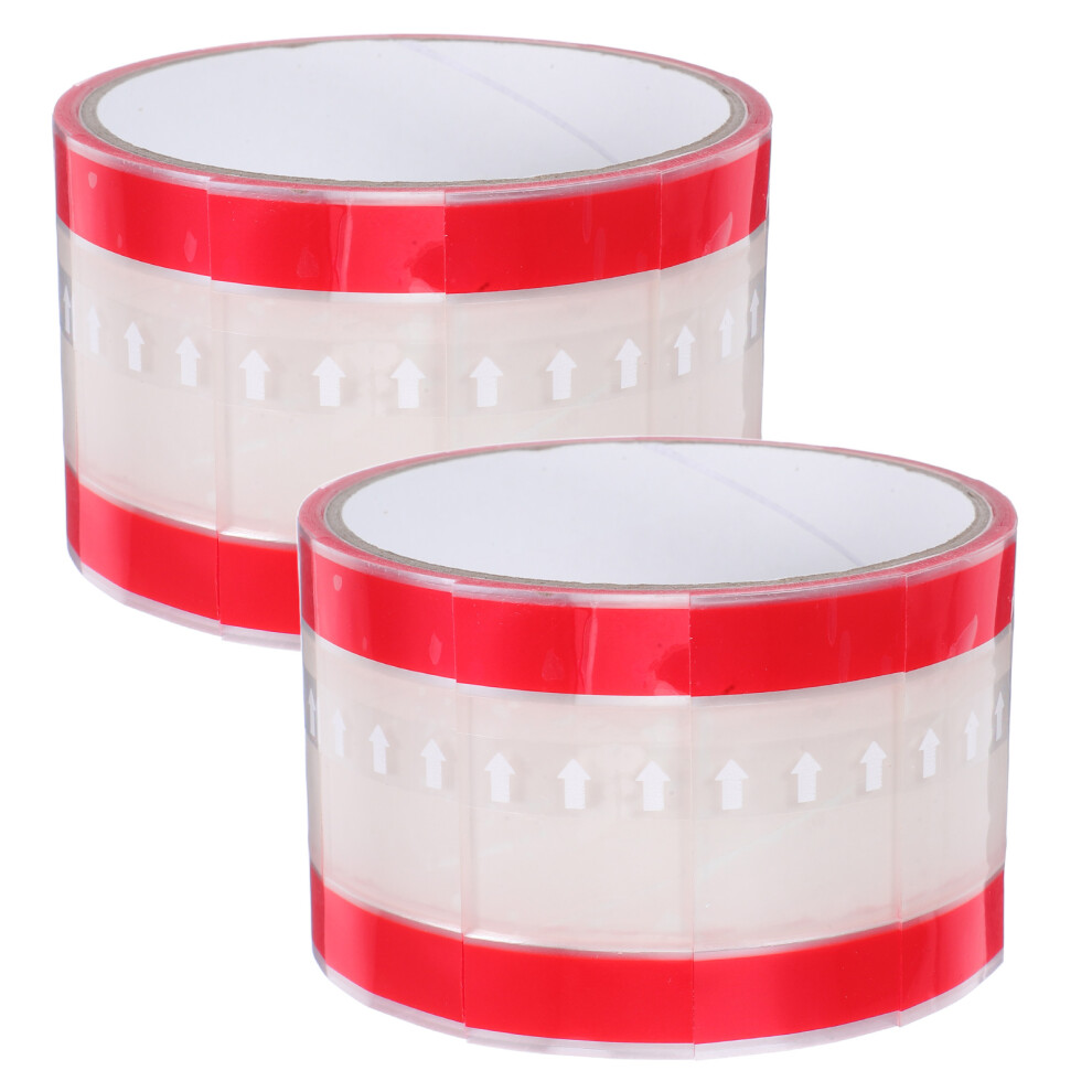 Aboofan 2 Rolls Clear Milk Cup Sealing Sticker Adhesive For Beverage Cups