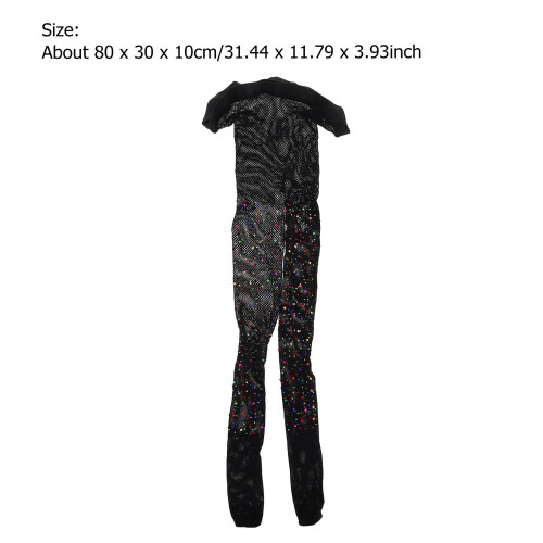 1pc dazzling rhinestone stocking 1