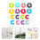 16pcs silicone wine cup markers assorted colors with perforated design 11