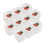 20pcs transparent square mousse cups with lid for desserts 1