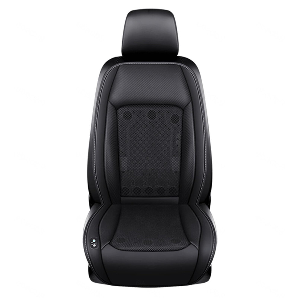 Ventilated Car Seat Cover 12V-24V With 24 Turbo Fans, 3 Cooling Speeds, Fits Cars, Suvs, Sedans And Pickups Black 9016109105356