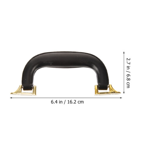 2pcs pu purse handles for diy bag making and replacement 1