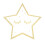 acrylic wall mirror with wooden frame in five-pointed star shape 1