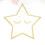 acrylic wall mirror with wooden frame in five-pointed star shape 3