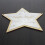 acrylic wall mirror with wooden frame in five-pointed star shape 2