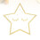 acrylic wall mirror with wooden frame in five-pointed star shape 8