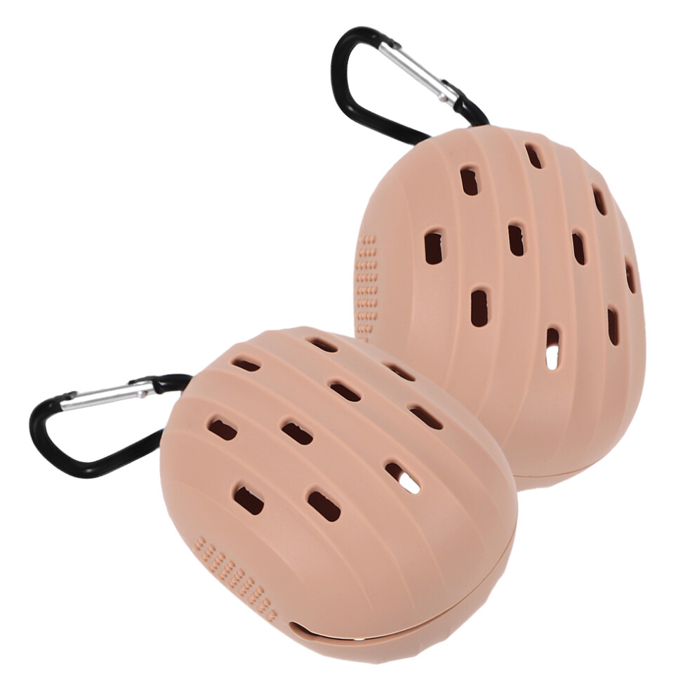 Totority 2Pcs Silicone Powder Puff Cases For Portable Makeup Sponge Storage