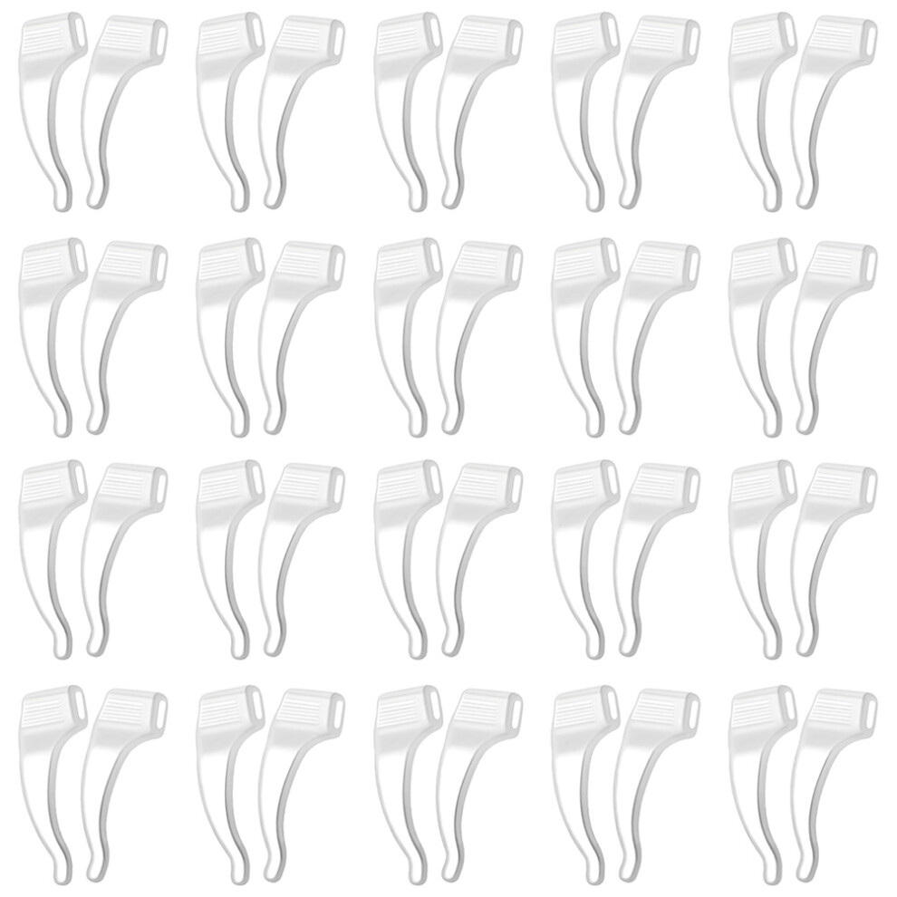 Villcase 50 Pairs Anti-Slip Eyeglasses Ear Grips Portable Holders
