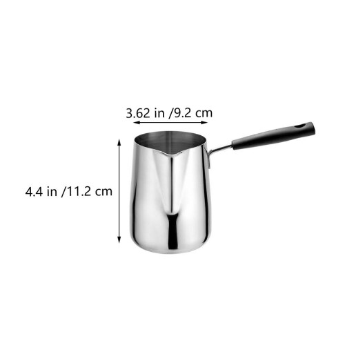 portable stainless steel chocolate melting pot for kitchen use 1