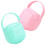 2pcs portable pacifier box case for travel and household storage 4