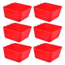 6pcs hanging feeding bowl for birds rabbits small animals easy install