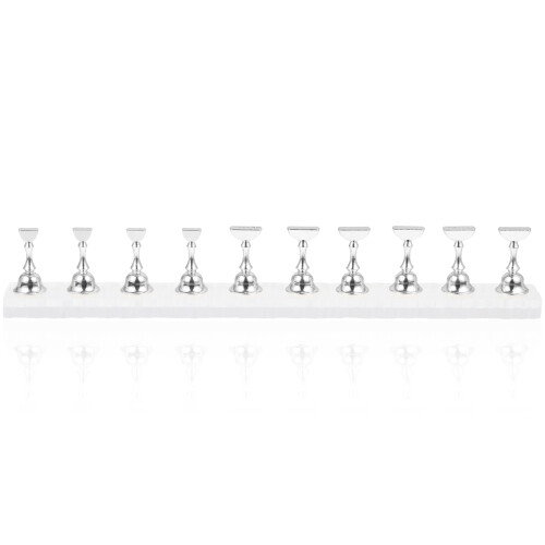 1 set practice nail holder manicure display stand rack 1