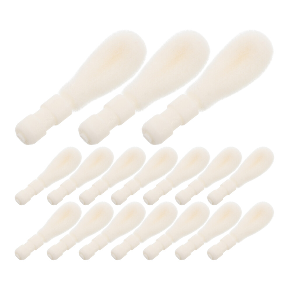 Villcase 50 Pcs Lip Brush Heads Lipstick Wands Replacement Tips For Women