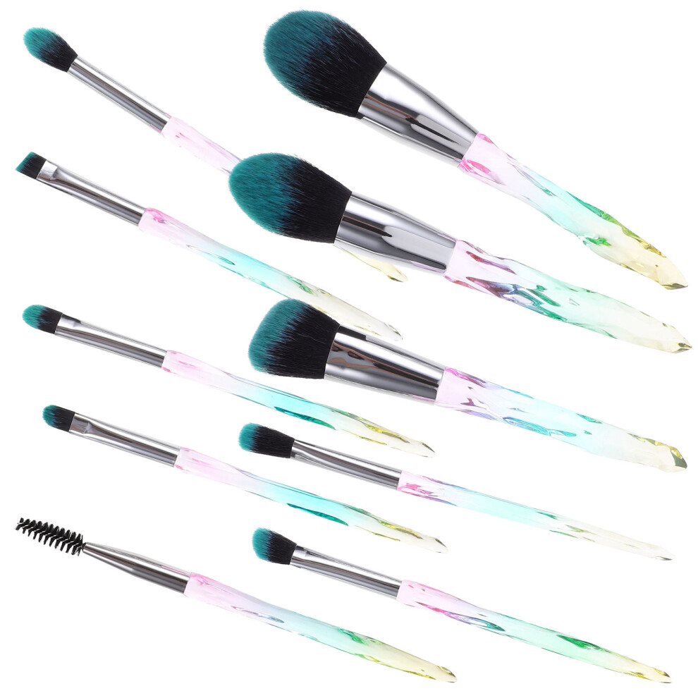 Villcase 10Pcs Durable Cosmetic Brushes Set For Foundation And Eyeshadow