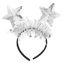 sparkling sequin star headband for parties, festivals, photo props