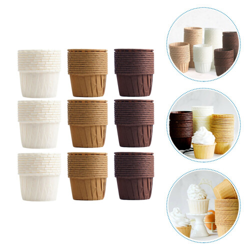 150pcs muffin paper cups oil-proof cupcake holders baking supply 2
