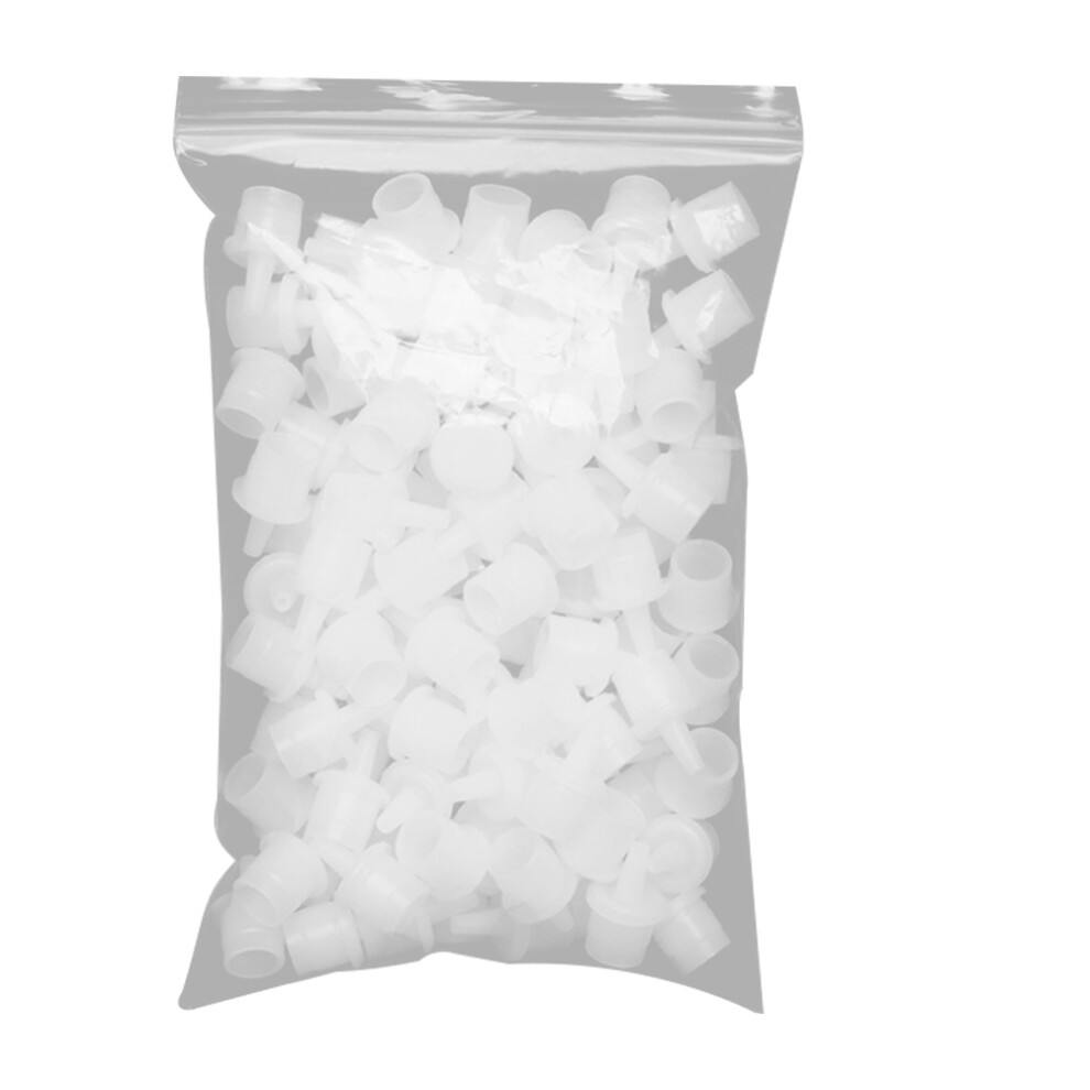 Ohphcall 100Pcs Eyelash Extension Glue Bottle Applicator Tips Replacement