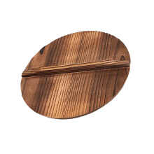 wooden pot lid cover 30x30x1.6 cm anti oil splashing kitchen tool