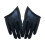 1 pair black pu women's half finger gloves for dance performance 1