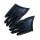 1 pair black pu women's half finger gloves for dance performance 7