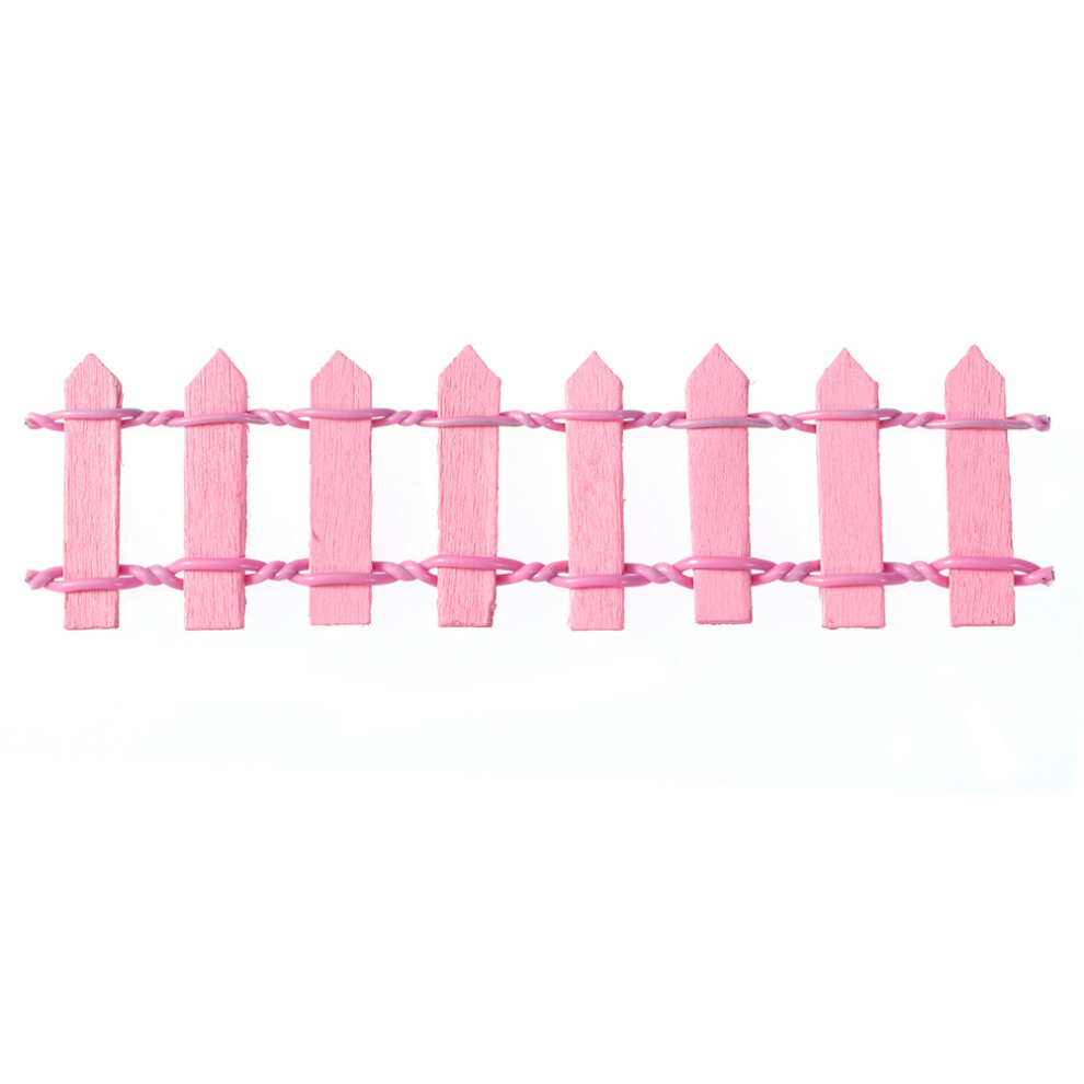 10Pcs Mini Wood Fence For Diy Fairy Garden, Micro Landscape, Bonsai 3302006152156