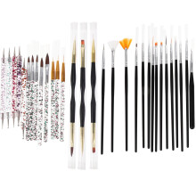 1Set Professional Nail Pens Portable Dotting Tools Assorted Colors