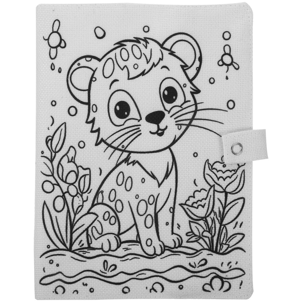 fabric book cover notebook protector cartoon cute-image-OPC-PKRT6TZ-NEW