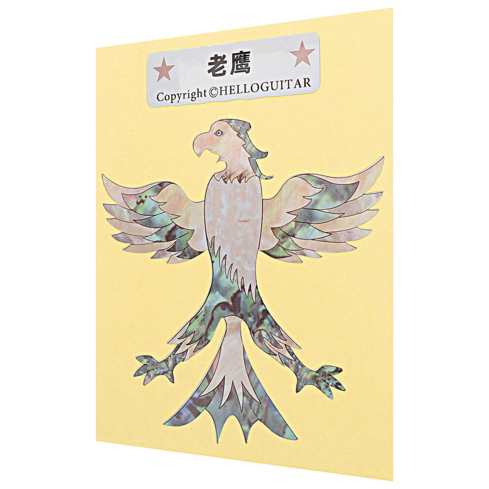 Electric Guitar Sticker Pack With Fret Inlay And Eagle Animal-image-OPC-PKRT6WM-NEW