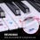 2 sheets beginner piano stickers, adhesive keyboard labels 10