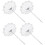 4pcs desk paper holders spike sticks bill forks check holders 3