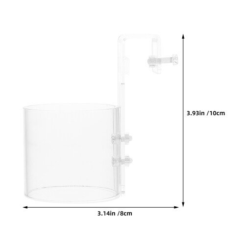 acrylic fish tank feeding ring for betta shrimp turtle 1