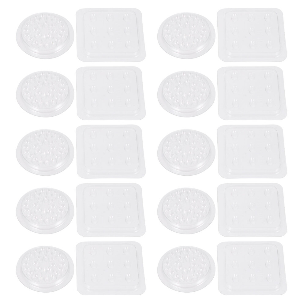 Vaguelly 40Pcs Eyelash Glue Holder Container Trays For Lash Grafting