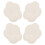 2 pairs reusable washable nursing pads for comfortable breastfeeding 1