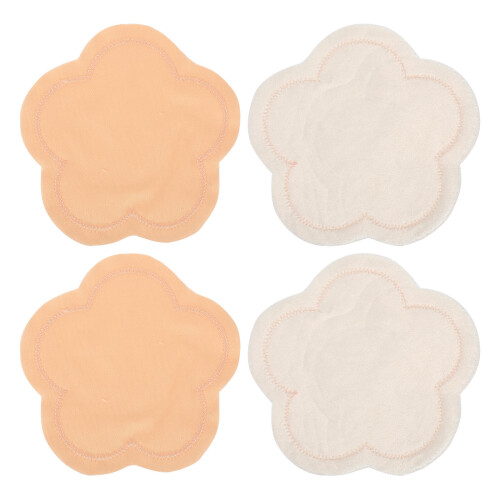 2 pairs reusable washable nursing pads for comfortable breastfeeding 2