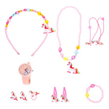 kids necklace and bracelet set for toddler girls jewelry